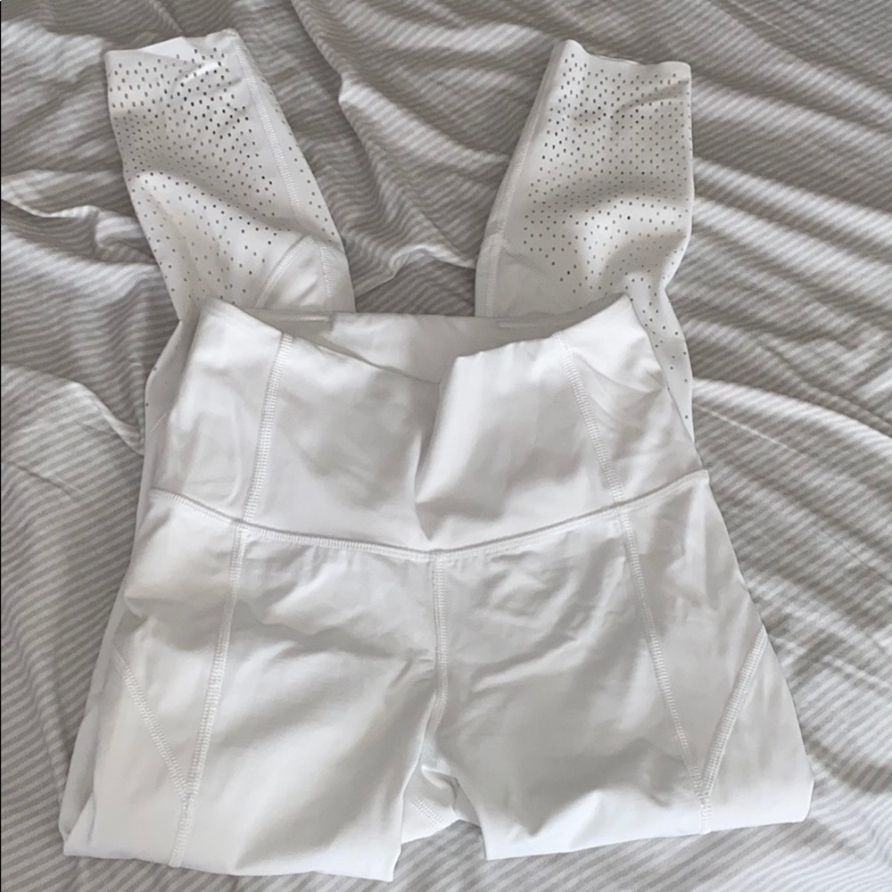 Lululemon white leggings nwot
